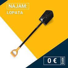 Učitajte sliku u preglednik galerije, Najam lopata