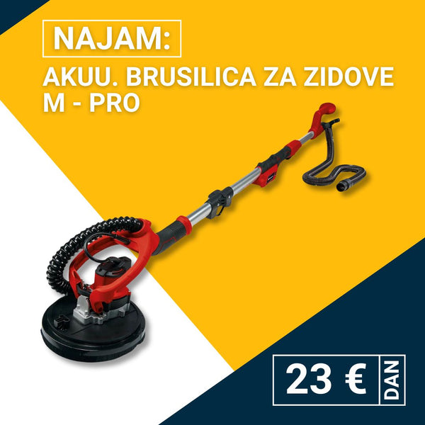 NAJAM: brusilica za zidove i stropove  / brusilica za knauf / ŽIRAFA