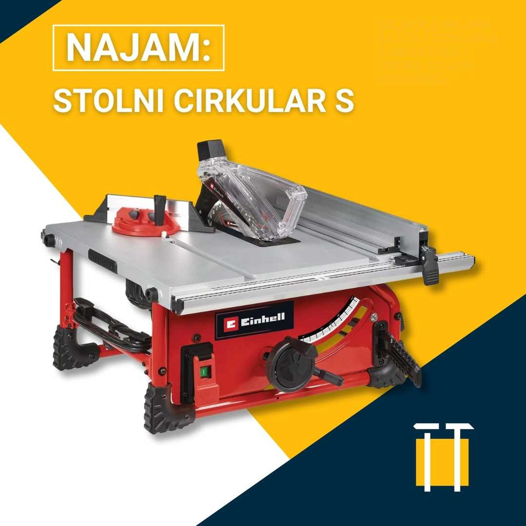 Najam stolnog cirkulara S