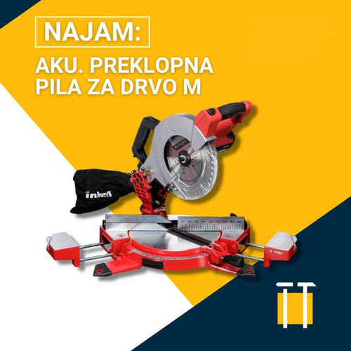 Najam aku. preklopne pile za drvo M