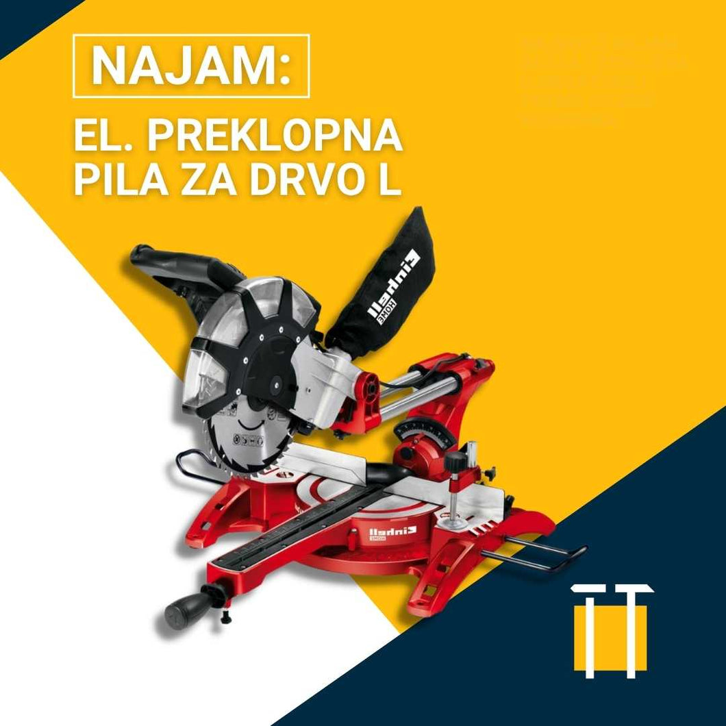 Najam preklopne potezne pile za drvo