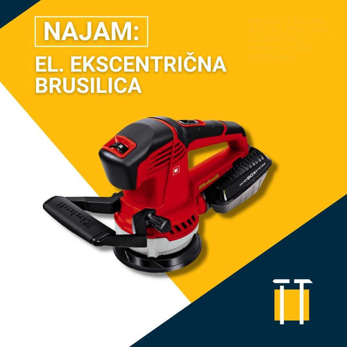 ekcentrična brusilica za dnevni najam