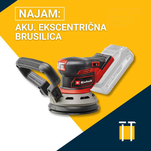 Najam aku. ekscentrične brusilice