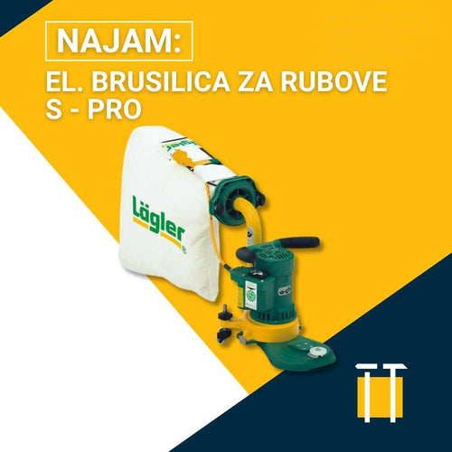 Najam el. brusilice za rubove S - PRO