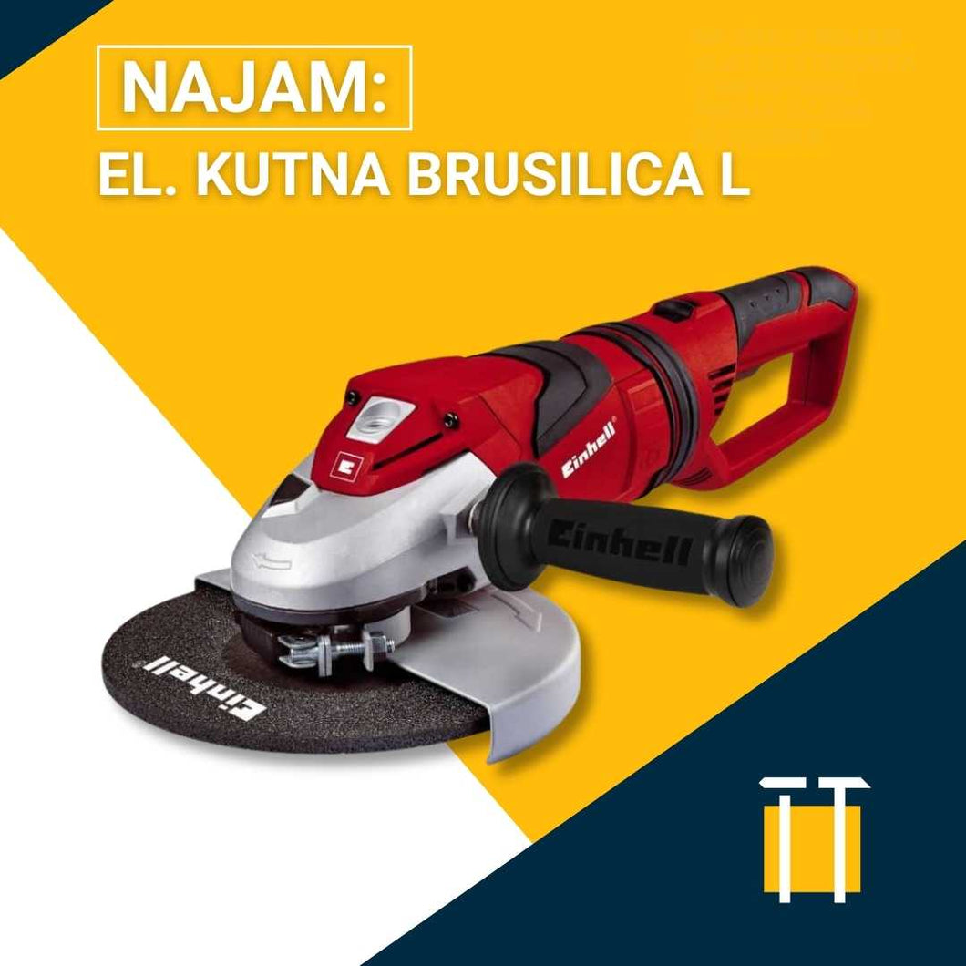 Najam električne kutne brusilice