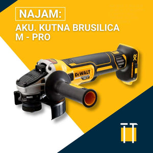 Najam aku. kutne brusilice M - PRO