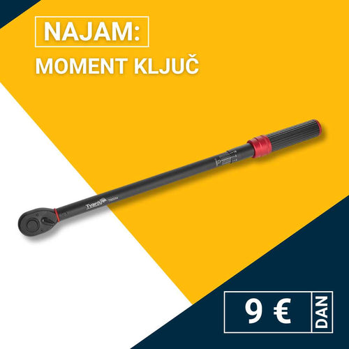 Najam moment ključa