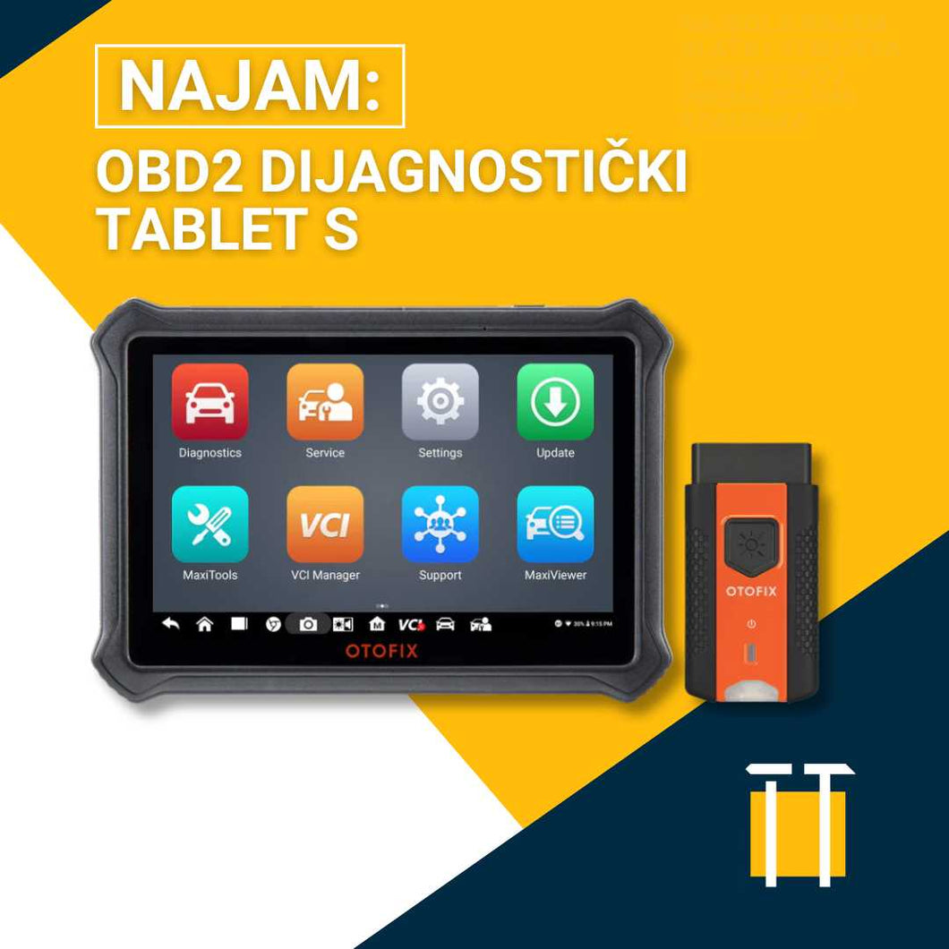 Najam OBD2 dijagnostičkog tableta S