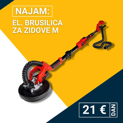 najam brusilice za zidove Einhell žirafa