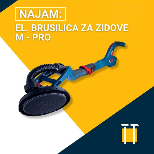 Najam brusilice za zidove Bosch