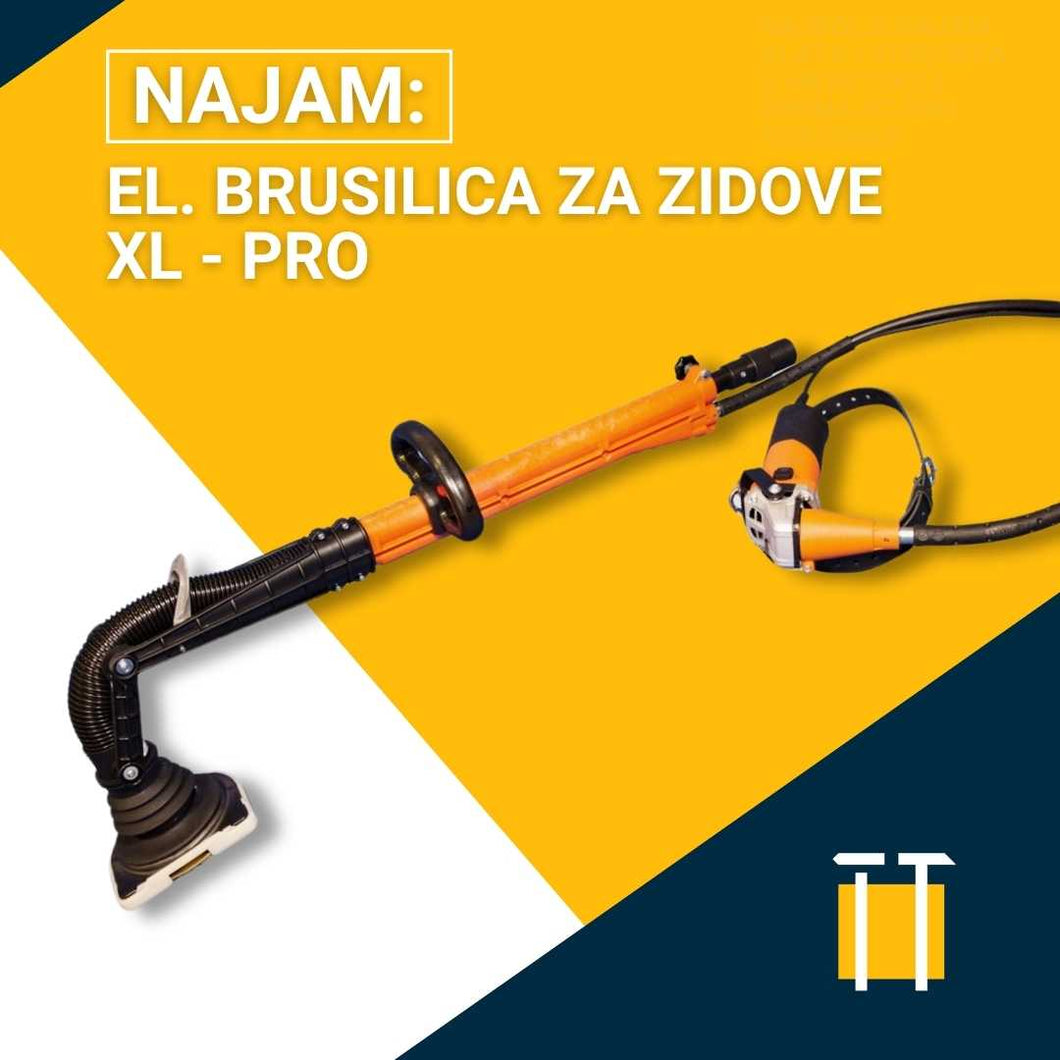 Najam električne brusilice za zidove XL - PRO