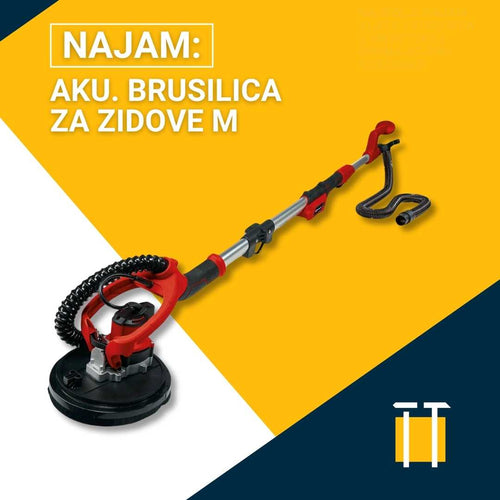 najam aku brusilice za zidove Einhell žirafa