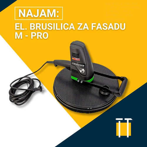 Najam brusilice za fasadu profi