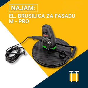 Najam brusilice za fasadu profi