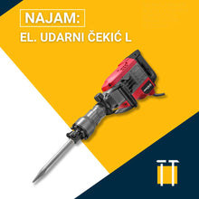 Učitajte sliku u preglednik galerije, Najam štemerice
