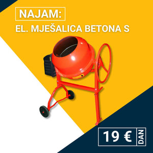 Najam el. mješalice betona S