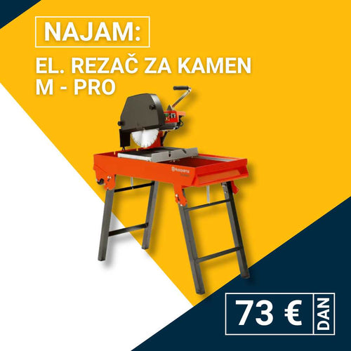 Najam el. rezača za kamen M - PRO