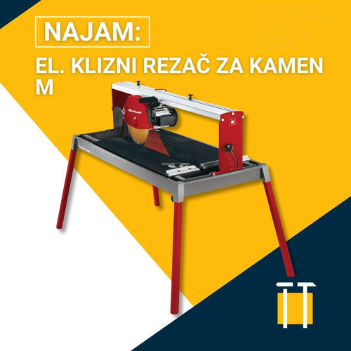 Najam el. kliznog rezača za kamen M