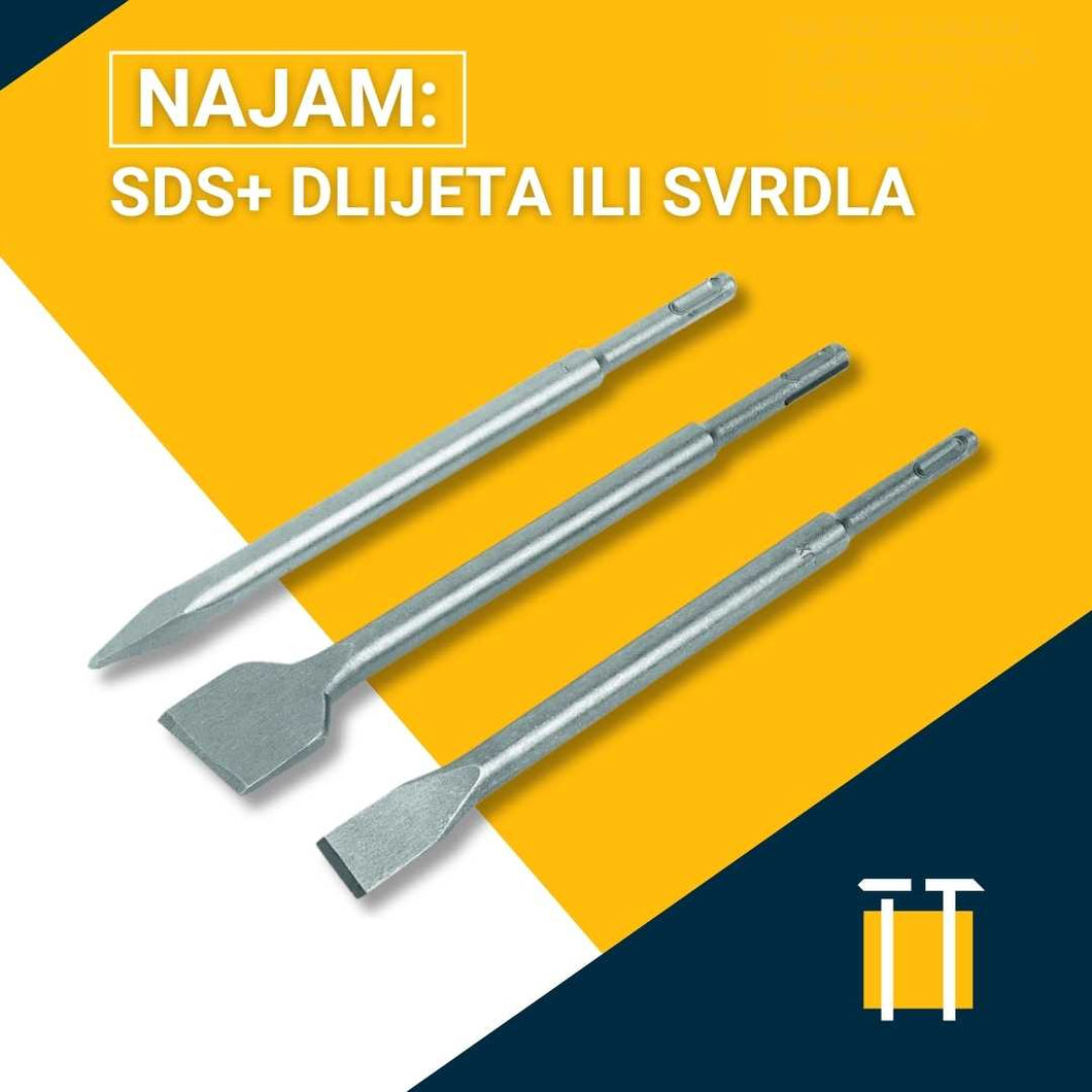 Najam SDS plus dlijeta ili svrdla