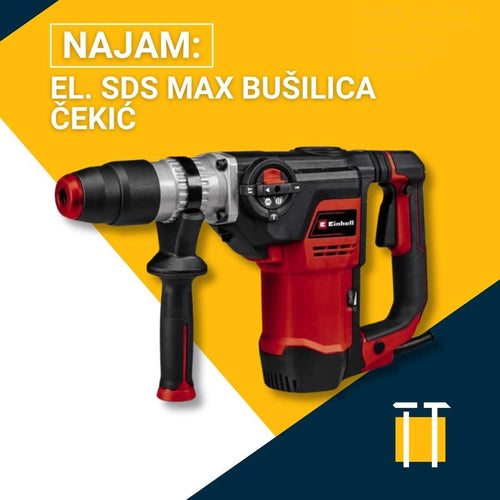 Najam električnog SDS max bušilice / čekića