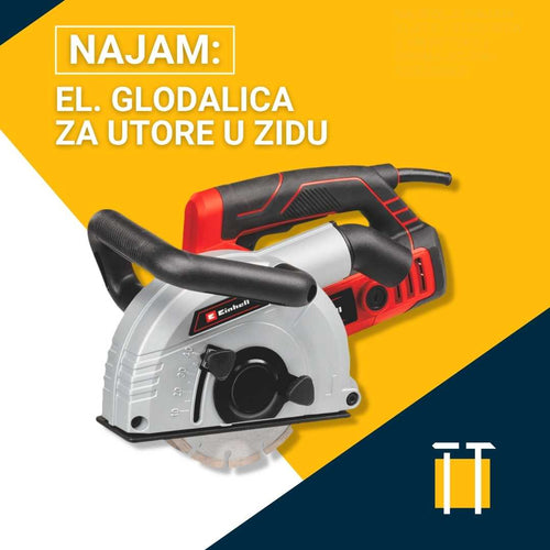 Najam glodalo za utore, najam šilcerica