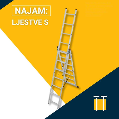 Najam ljestvi za visinske radove 3x7