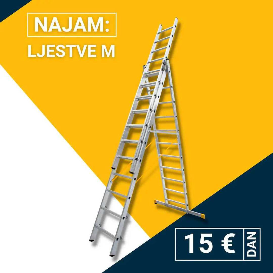 Najam ljestvi za visinske radove 3x9
