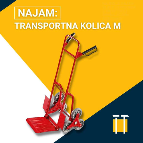 Najam kolica za transport po stepenicama
