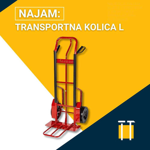 Najam kolica za prijenos tereta do 250 kg