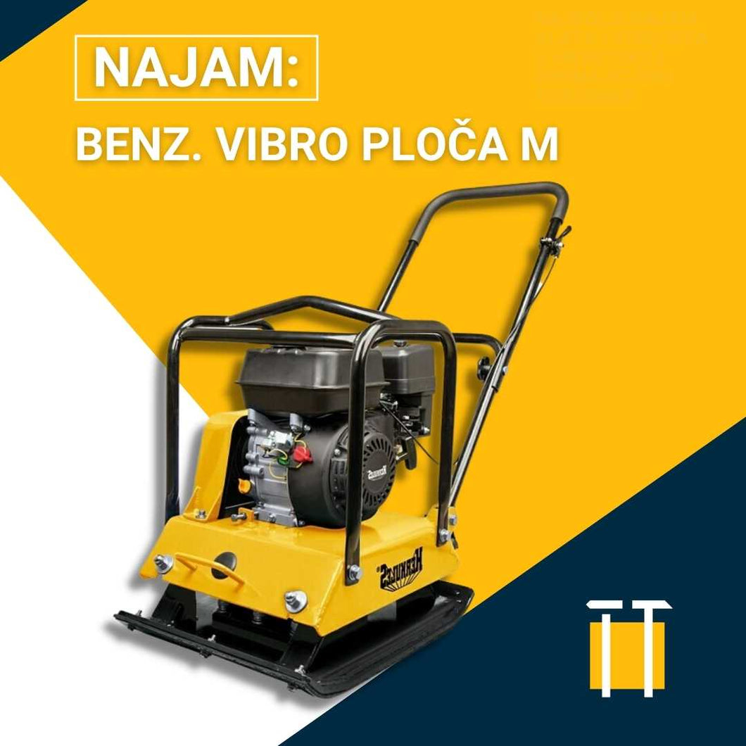 najam vibro ploče za kompresiju šljunka