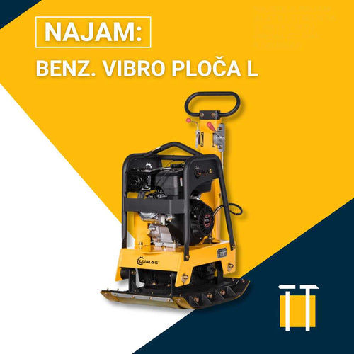 Najam benzinske vibro ploče L