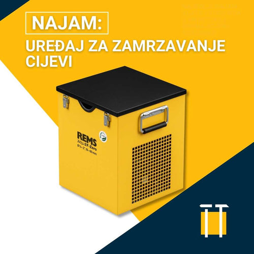 Najam uređaja za zamrzavanje cijevi