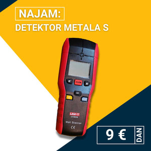 Najam detektora metala i žica