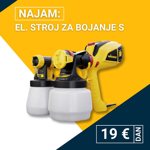 Najam el. stroja za bojanje S