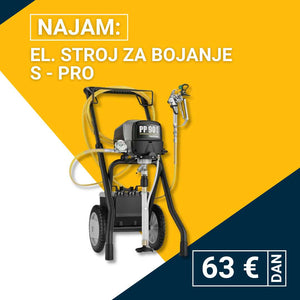 Najam el. stroja za bojanje S - PRO
