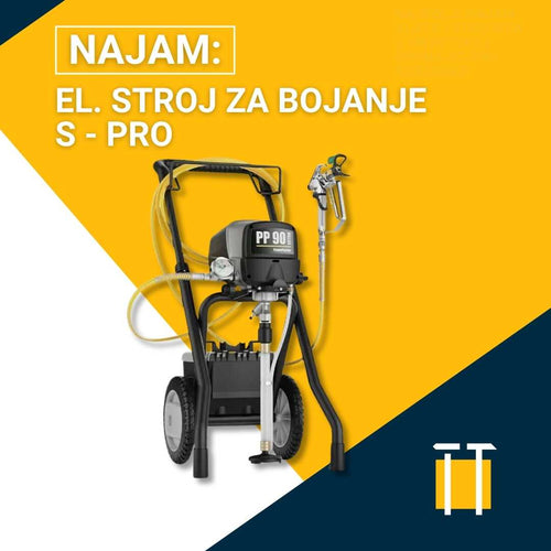 Najam el. stroja za bojanje S - PRO