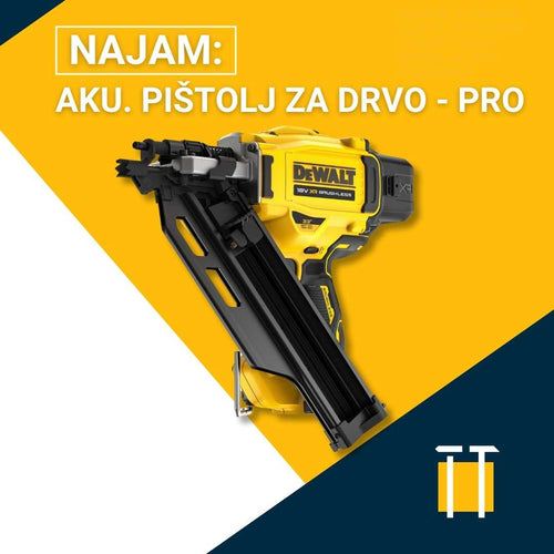 najam pneumatskog pištolja za čavle