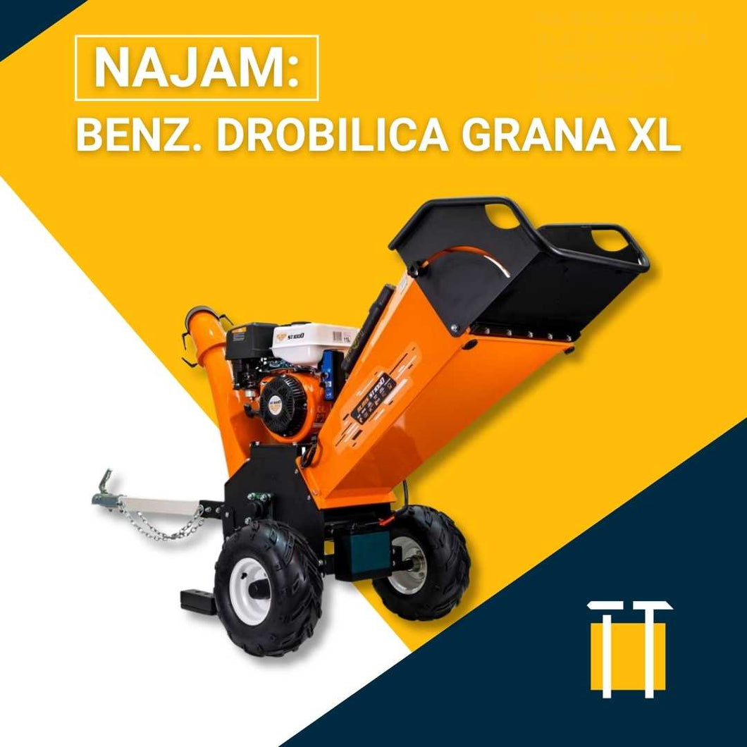 Najam benz. drobilica grana XL
