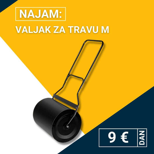 najam valjka za valjanje trave