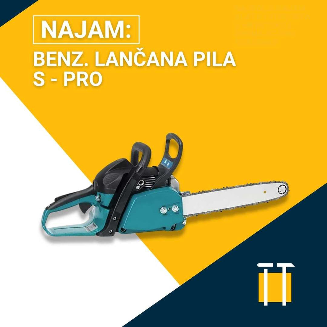 Najam benzinske lancane pile Makita