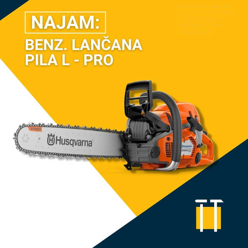 Najam benzinske motorne pile Husqvarna