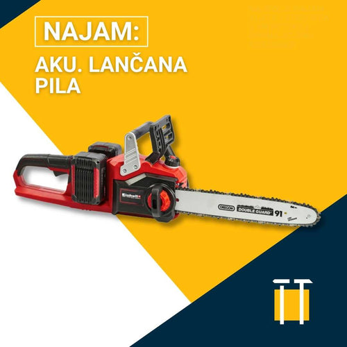 najam baterijske lančane pile Einhell GE-LC 36 V
