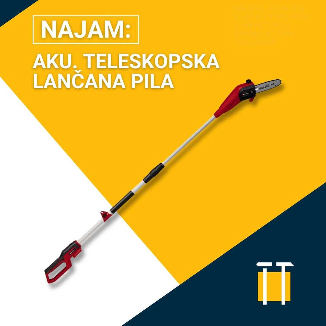 najam teleskopske pile za grane