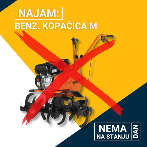 najam benzinske kopačice motokultivatora za zemlju