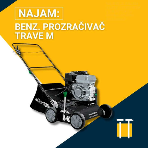 Najam prozračivača vertikulator trave