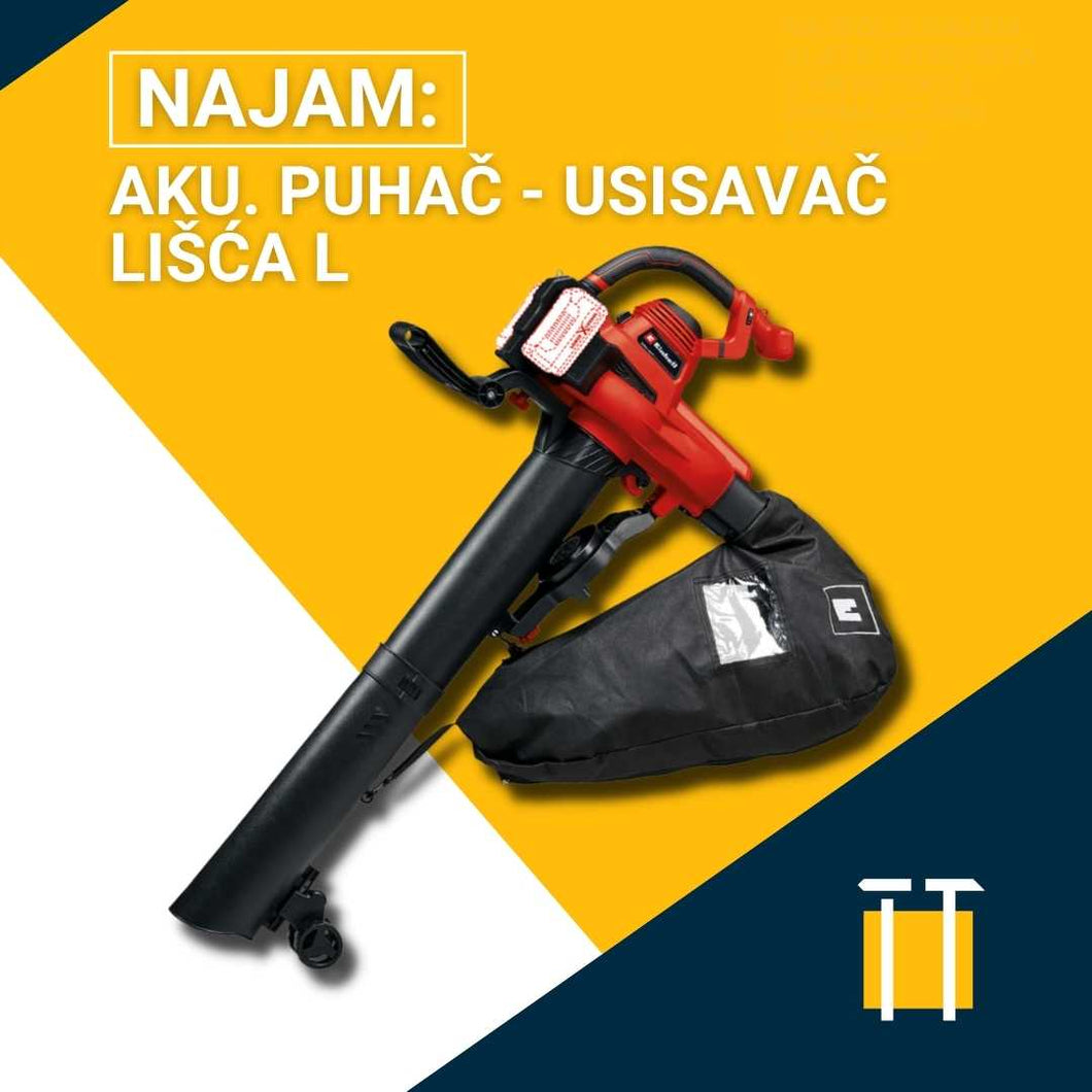 akumulatorski puhač usisavač lišća