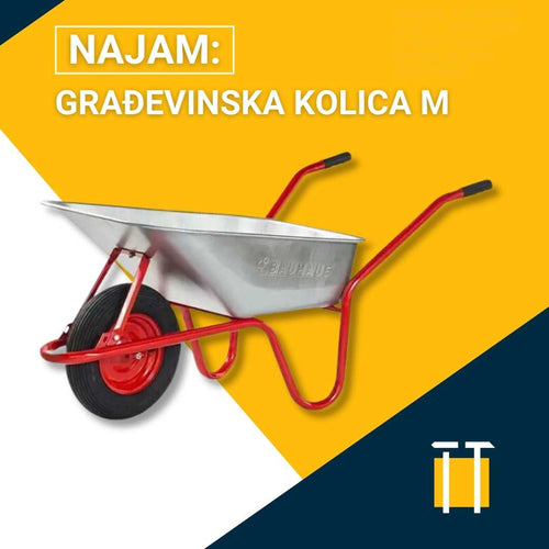 Najam građevinskih kolica M