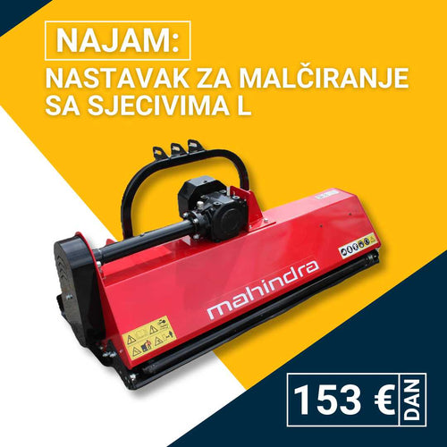 Najam nastavka za malčiranje sa sjecivima L