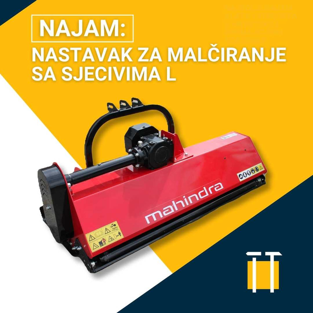 Najam nastavka za malčiranje sa sjecivima L