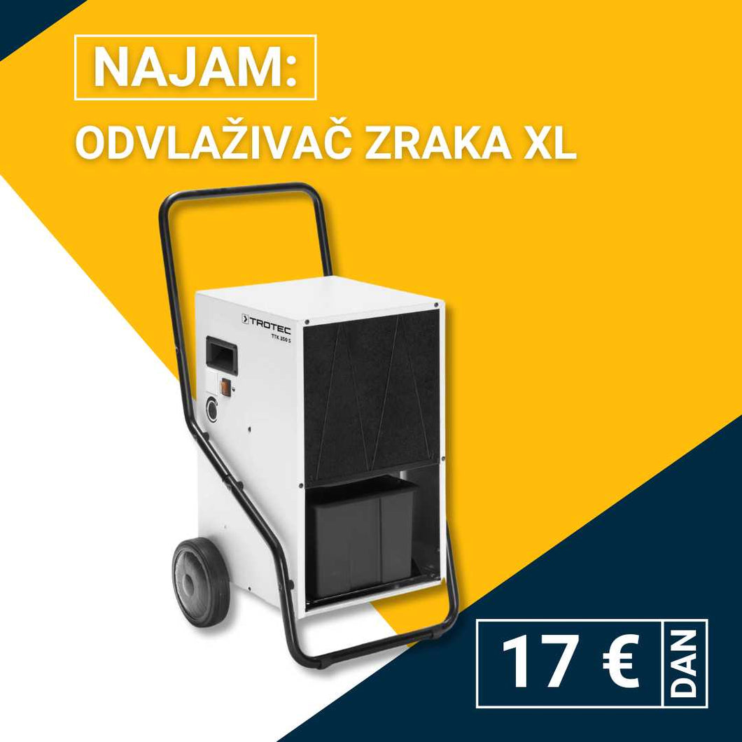 Najam odvlaživača zraka XL Trotec TTK 350